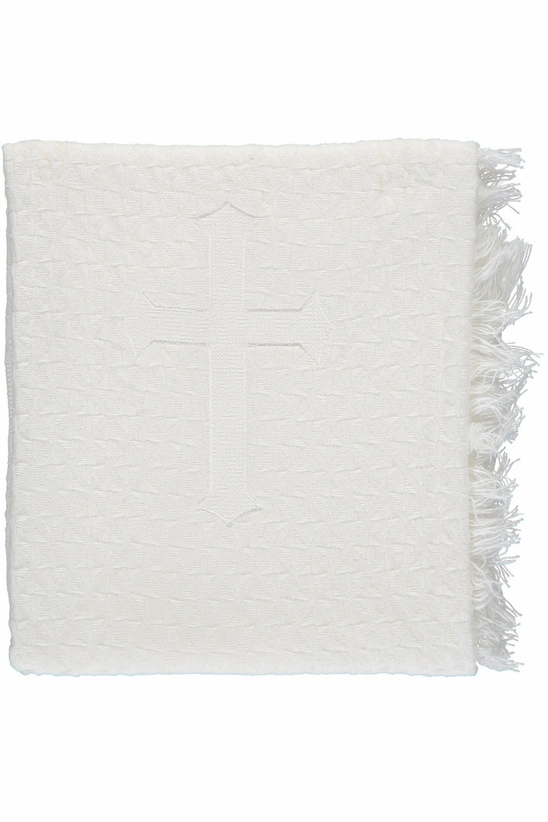 Julius Berger Center Cross Blanket [product_tags] - Carriage Boutique