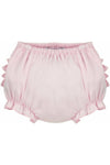 Baby Girls Ruffle Diaper Covers - Pink Bloomers - Carriage Boutique