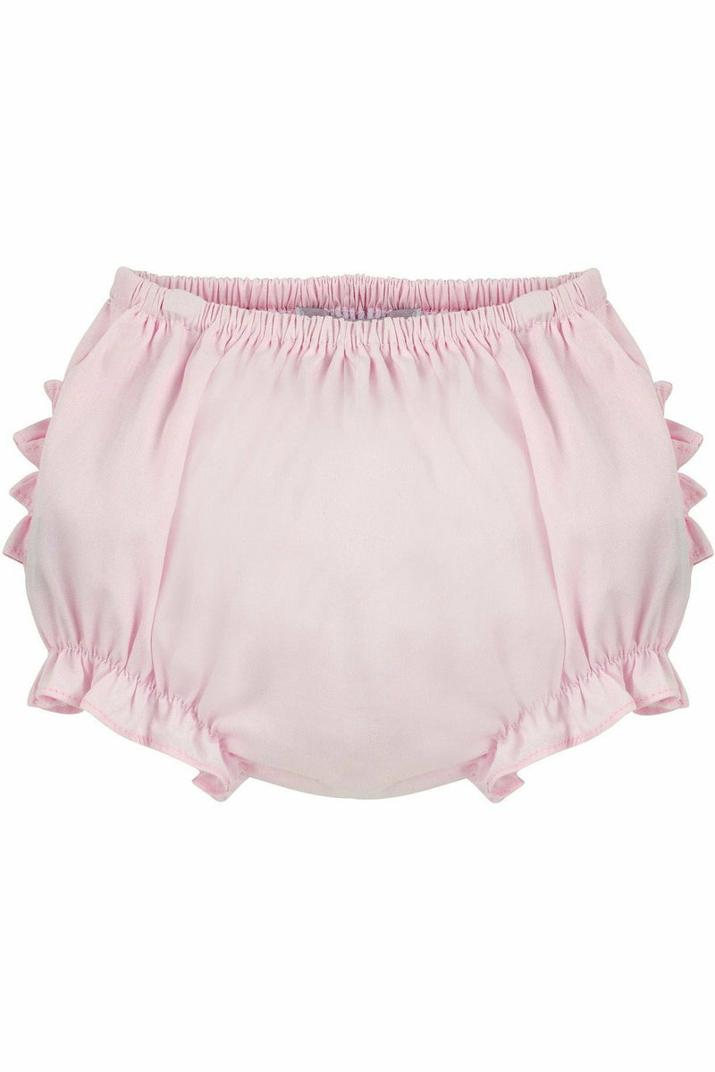 Baby Girls Ruffle Diaper Covers - Pink Bloomers – Carriage Boutique