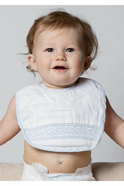 Baby Hand Smocked Bib - Smocked Pattern [product_tags] Apparel- Carriage Boutique
