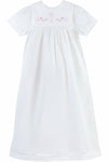 Baby Christening & Baptism Gown White with Bonnet 3