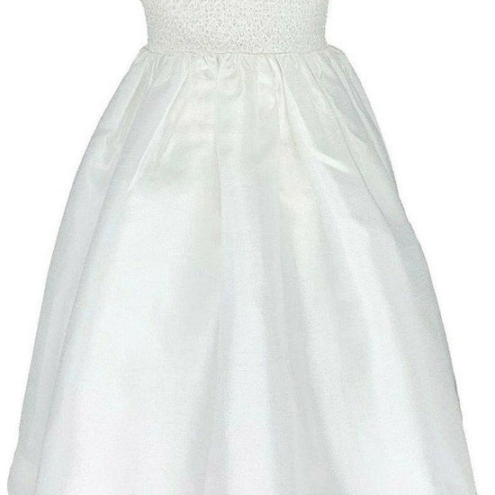 Baby Girl Baptism & Christening Gown Scallop with Bonnet 4