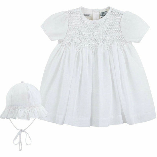 Baby Girl Special Occasion Voile Dress with Bonnet 2
