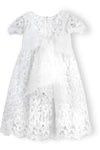Baby Girl White Lace Christening & Baptism Gown 3