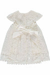 Baptism & Christening Lace Dress with Bonnet 6