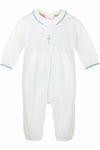 Boys' Long Christening & Baptism Outfit Set – Blue Cross By Carriage Boutique 4