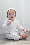 Boys' Long Christening & Baptism Outfit Set – Blue Cross By Carriage Boutique