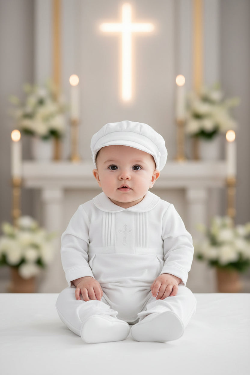 Classic Christening Romper