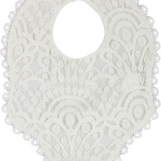 Carriage Boutique Elegant Christening & Baptism Lace Bib
