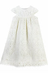 Elegant Lace Christening & Baptism Gown with Bonnet 3