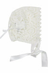 Elegant Lace Christening & Baptism Gown with Bonnet 4