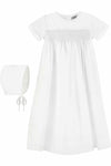 Hand Smocked Cross Girl Christening Gown 3