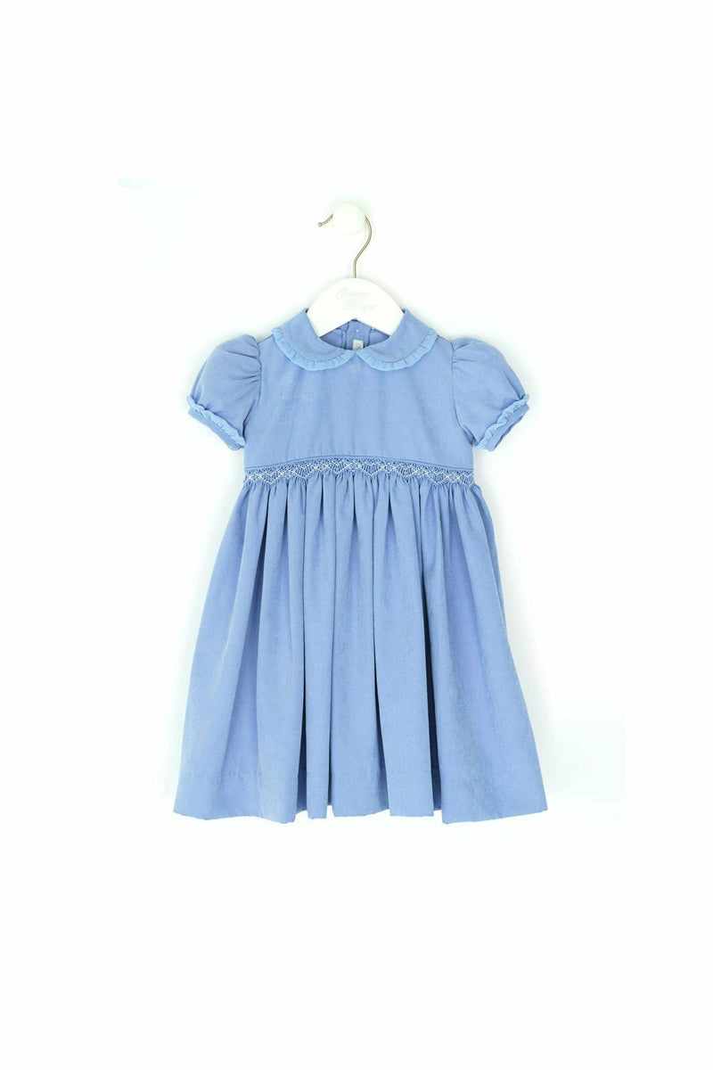 Light Blue Short Sleeve Dress - Carriage Boutique
