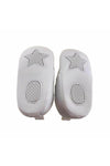 Quilted Baby Boy White Christening & Baptism Shoes 2