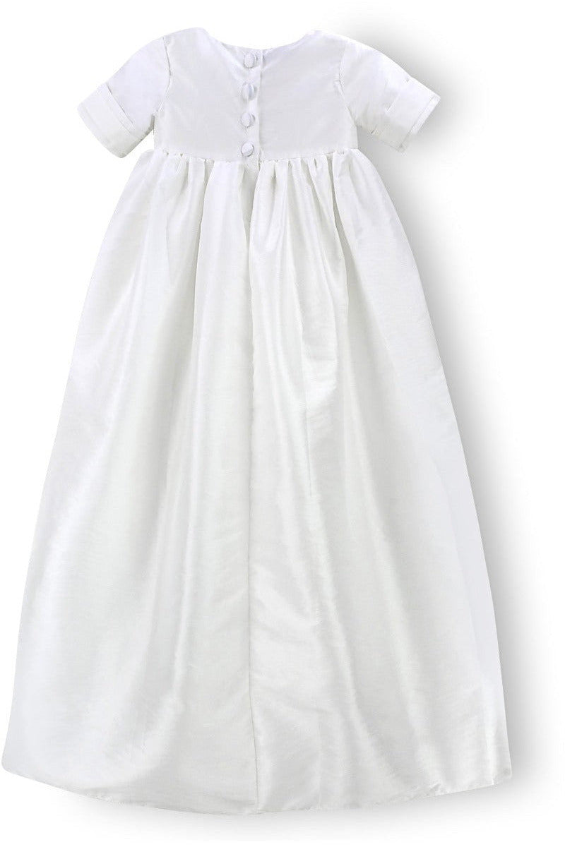 Satin White Long Baby Boy Christening Gown & Baptism Outfit with Hat Carriage Boutique Satin White Long Baby Boy Christening Gown & Baptism Outfit with Hat Carriage Boutique