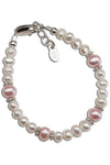 Addie - Sterling Silver Pearl Baby and Kids Bracelet - Carriage Boutique