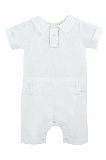 Formal Baby Boy Romper - Summer Outfit- Carriage Boutique