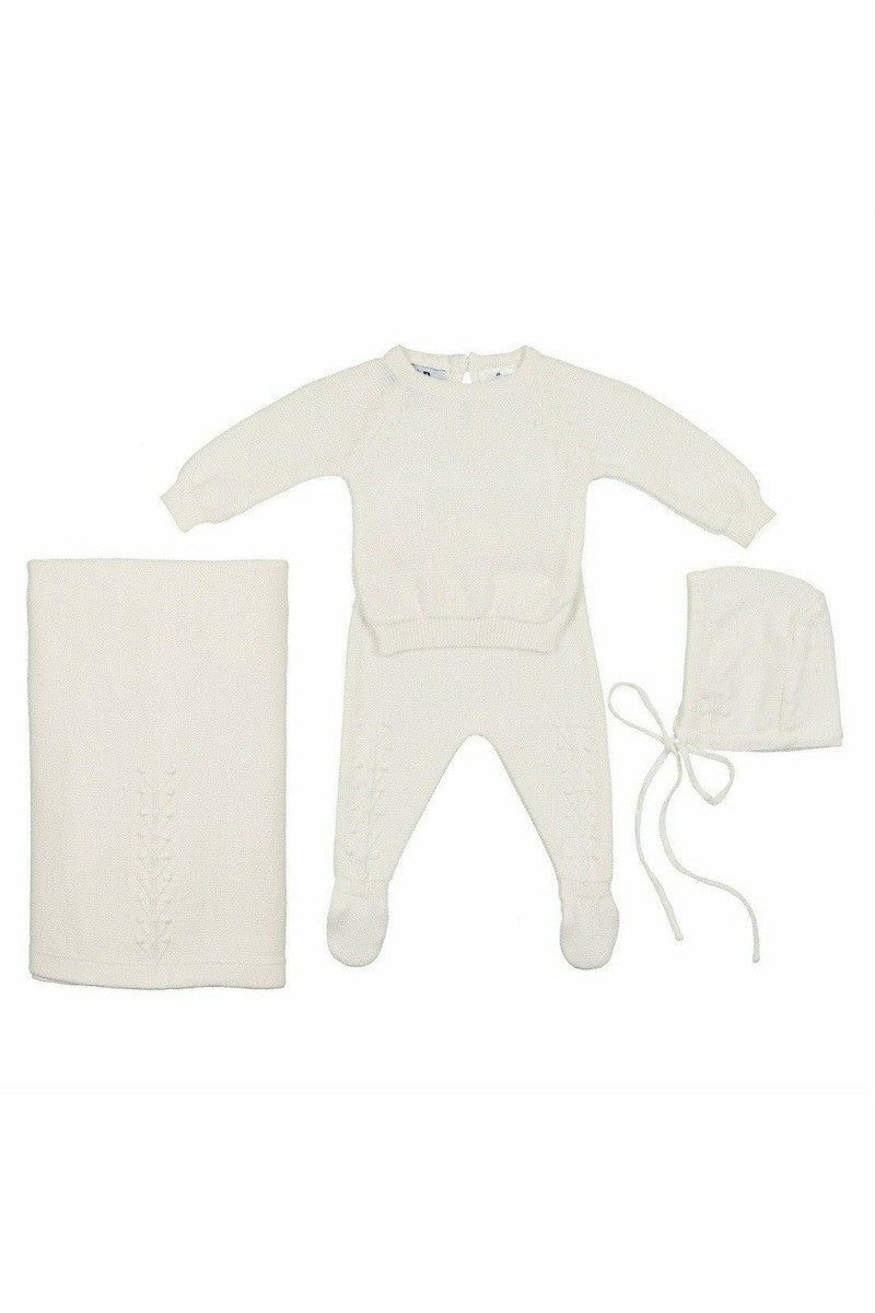 Baby Boy Special Occasion 2 Piece Knit Leaf Outfit - Carriage Boutique