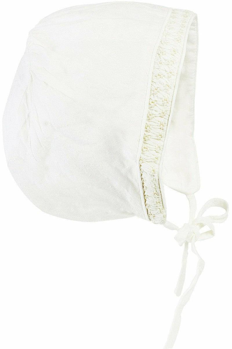 Baby Girl Classic Christening Bishop Dress & Bonnet 3 - Carriage Boutique