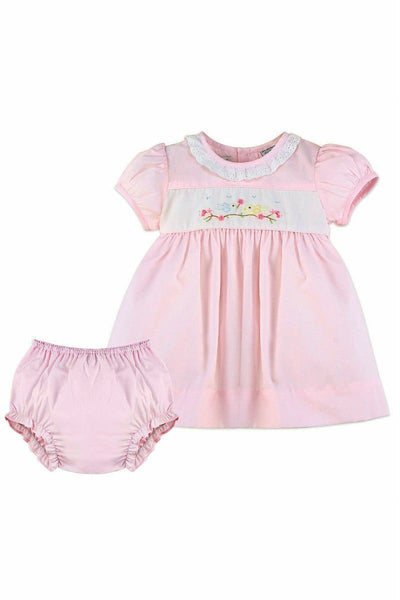 Hand Smocked Baby Girl Classic Dress - Carriage Boutique