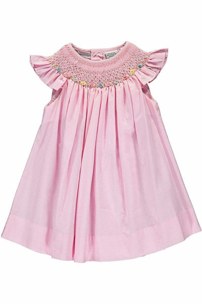 Carriage Boutique Pink Baby Girl Bishop Dress