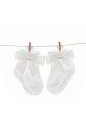 Baby Girl Socks with Bow 2 - Carriage Boutique