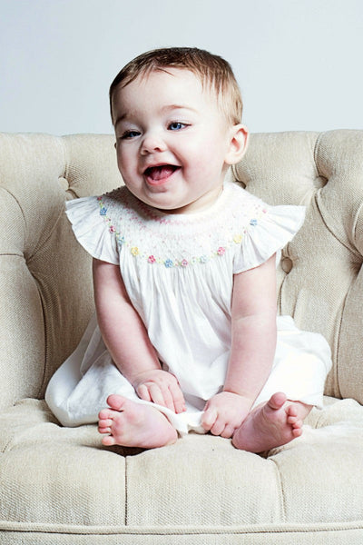 Carriage Boutique White Baby Girl Bishop Dress - Carriage Boutique
