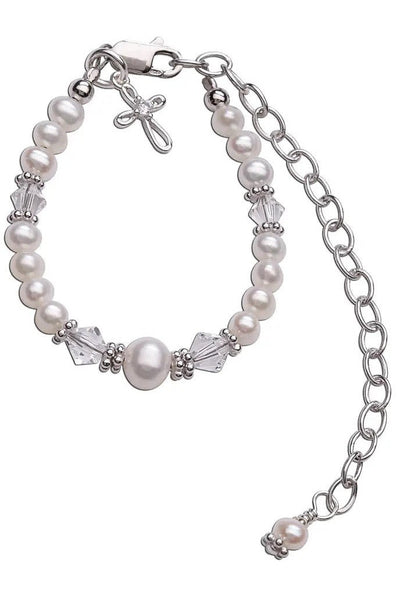 Baptism to Bride™ Baby Cross Bracelet Christening Gift - Carriage Boutique
