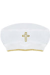 Cross Detail with Hat Baby Boy Christening & Baptism Romper 4 - Carriage Boutique