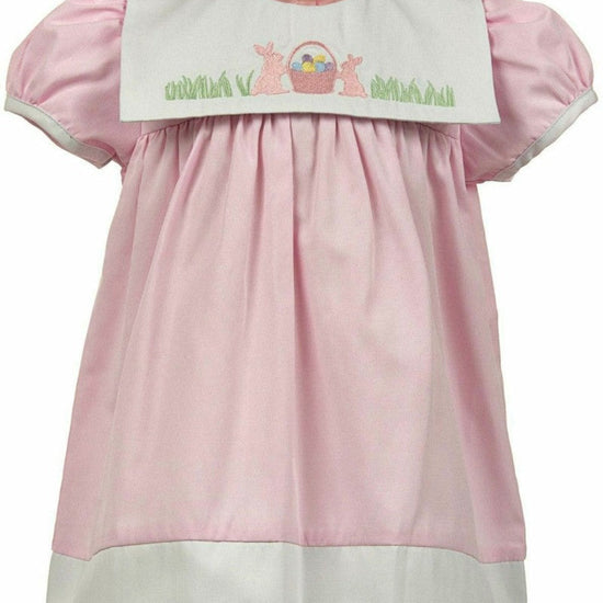 baby easter dress Pink with Easter Bunnies Dress