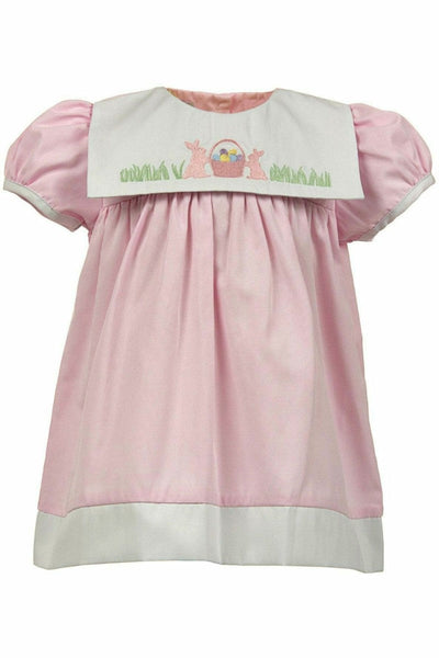 Easter Bunnies Baby Girl Dress Outfit - Carriage Boutique