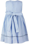 Hand Smocked Sailboats Girl Dress (Babies & Toddlers) Back - Carriage Boutique