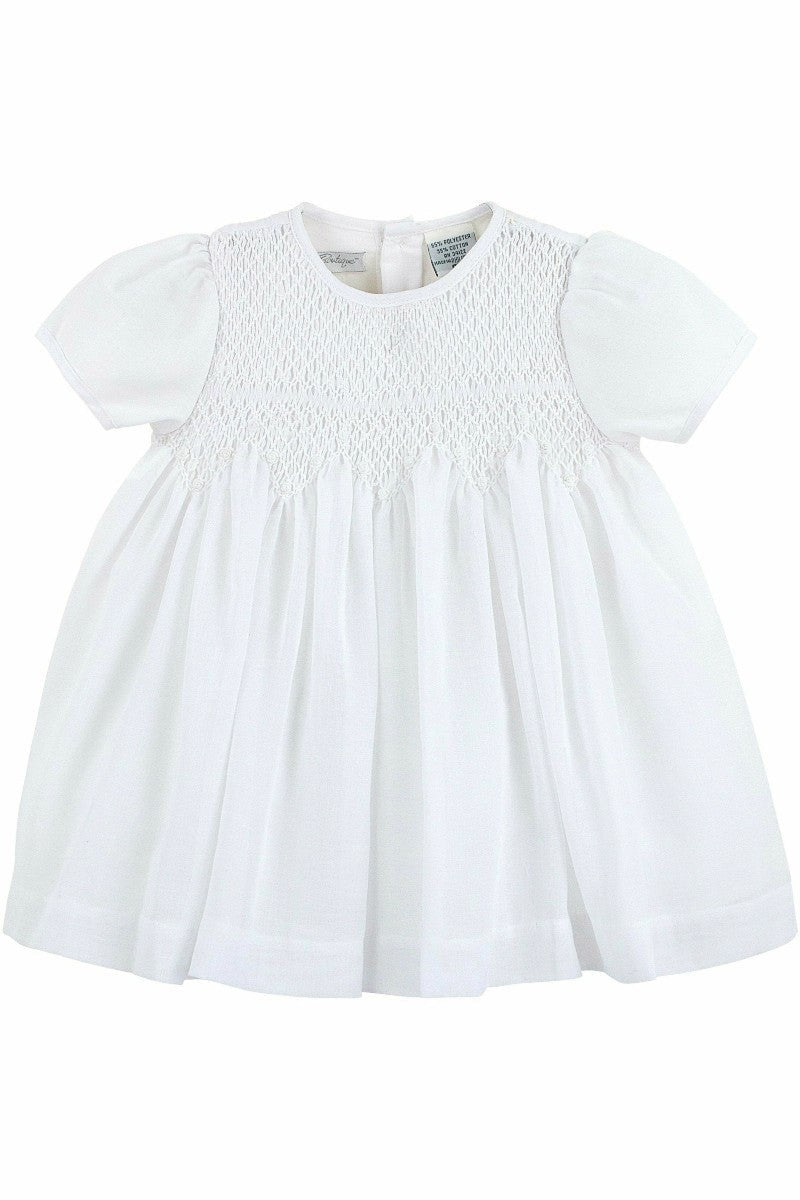 Baby Girl Special Occasion Voile Dress with Bonnet