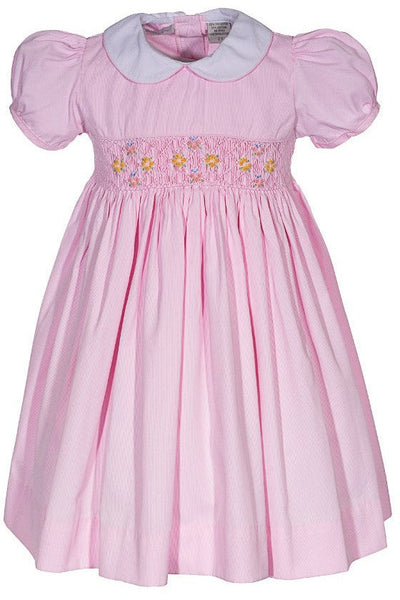 Picque Classic Pink Toddler Girl Dress - Carriage Boutique